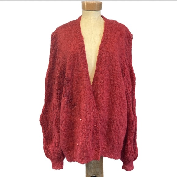 Yves Saint Laurent Vintage Cardigan in Fuchsia - Picture 1 of 6
